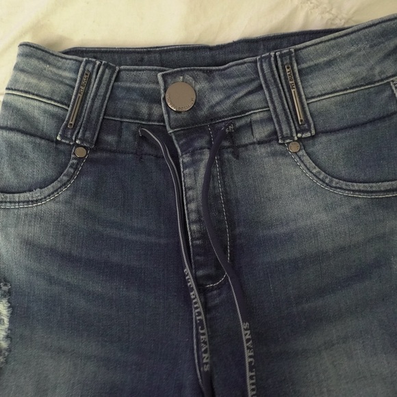 Pitbull Premium Jeans Skinny Denim with lace - Picture 2 of 5